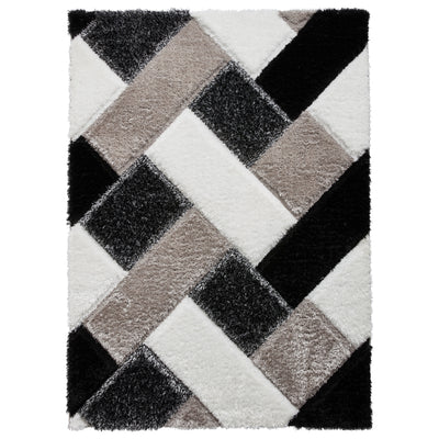 Lennox Geometric Shaggy Rug