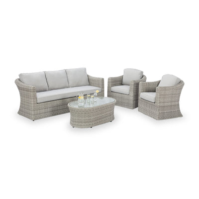 Maze Oxford 3 Seat Rattan Sofa Set