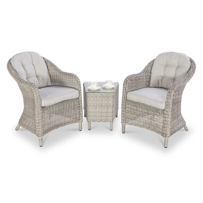 Maze Oxford 3 Piece Rattan Bistro Set