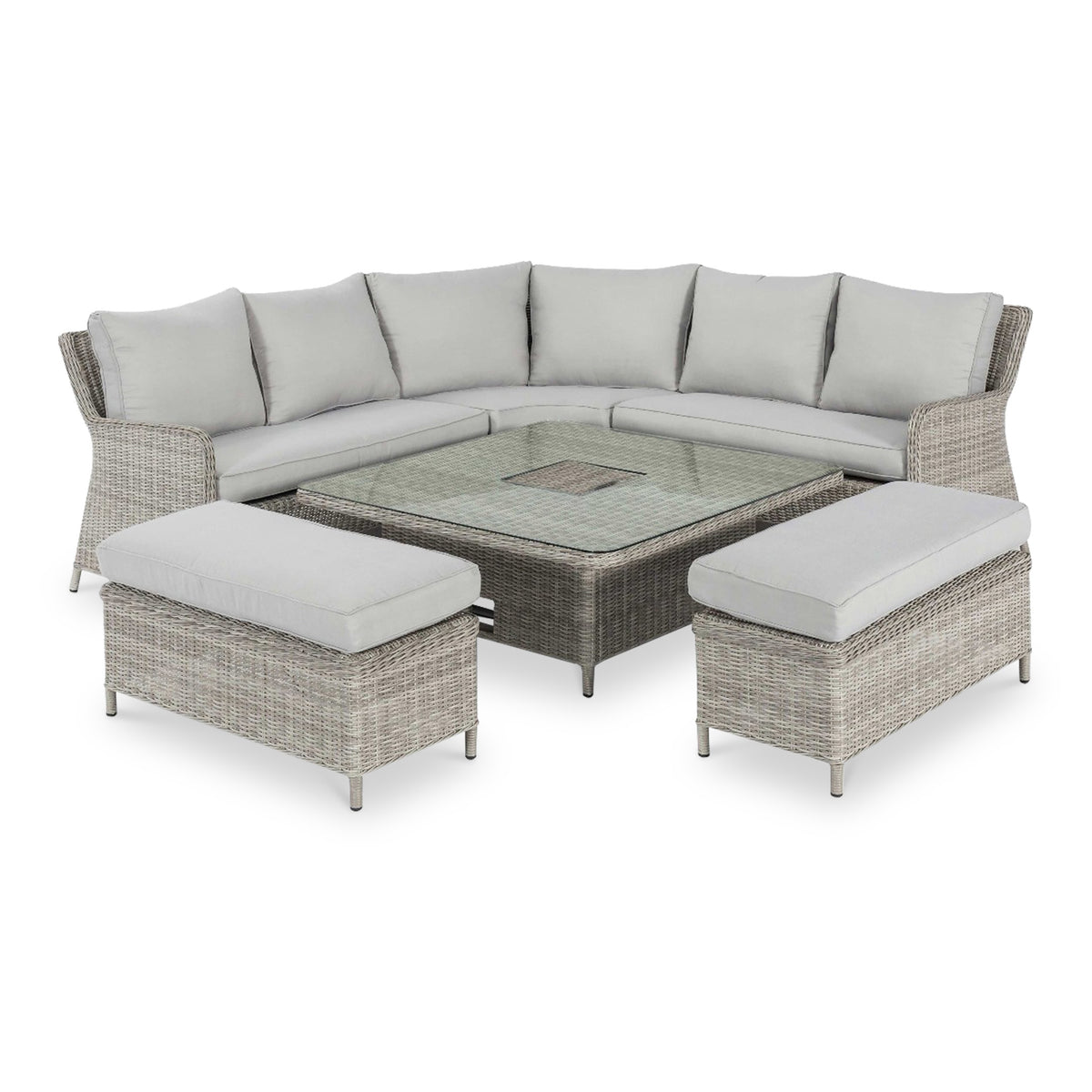 Maze Oxford Royal Rattan Corner Dining Set