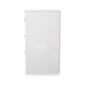 Bennet-3-Drawer-Bedside-Table-Grey-&-White from Roseland Furniture