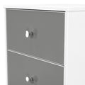 Bennet-2-Drawer-Bedside-Table-Grey-&-White from Roseland Furniture