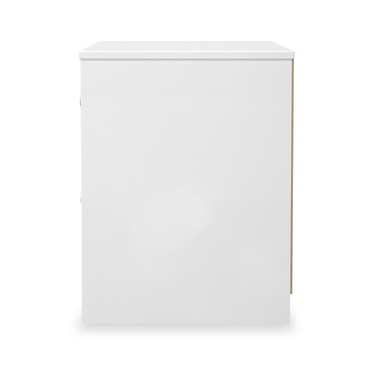 Bennet-2-Drawer-Bedside-Table-Grey-&-White from Roseland Furniture