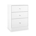 Bennet-3-Drawer-Midi-Deep-Chest-White from Roseland Furniture