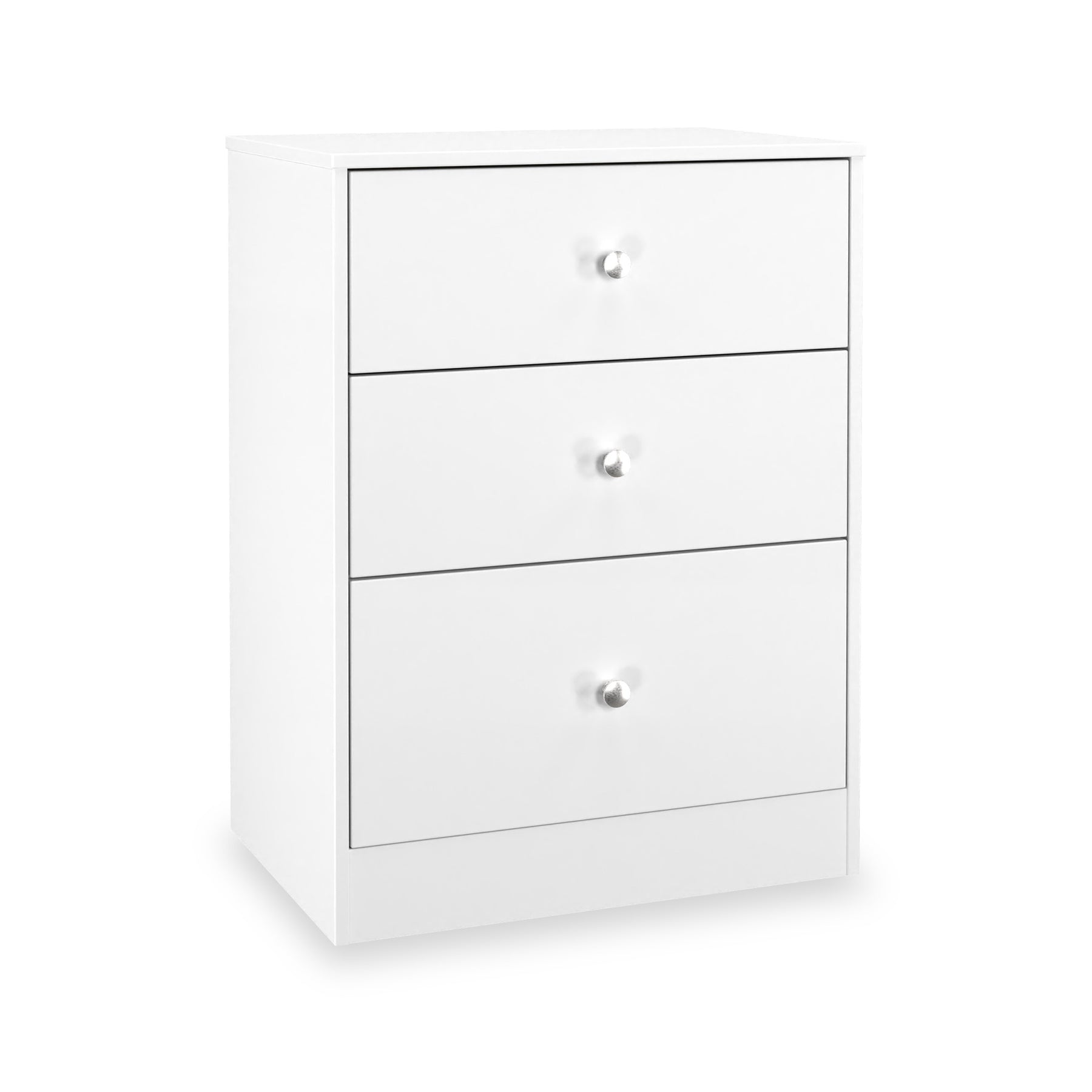 Bennet-3-Drawer-Midi-Deep-Chest-White from Roseland Furniture