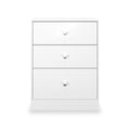 Bennet-3-Drawer-Midi-Deep-Chest-White from Roseland Furniture