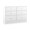 Bennet-6-Drawer-Midi-Chest-White from Roseland Furniture