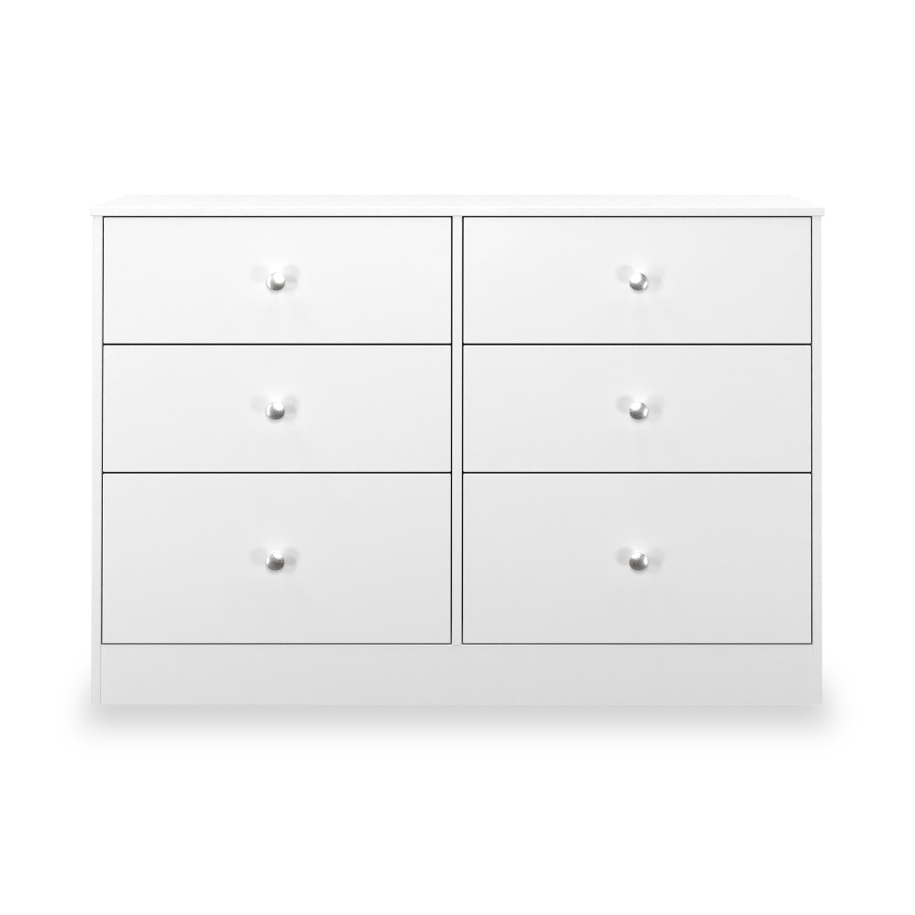 Bennet-6-Drawer-Midi-Chest-White from Roseland Furniture