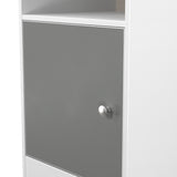 Bennet-1-Door-Bedside-Table-Grey-&-White from Roseland Furniture