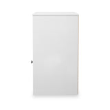 Bennet-1-Door-Bedside-Table-Grey-&-White from Roseland Furniture