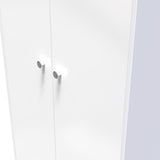 Bennet-Tall-Double-Wardrobe-White from Roseland Furniture