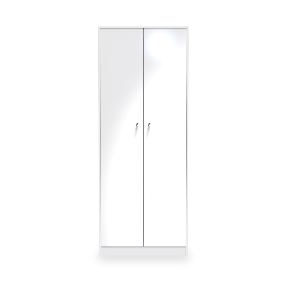 Bennet-Tall-Double-Wardrobe-White from Roseland Furniture