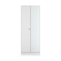 Bennet-Tall-Mirrored-Wardrobe-White from Roseland Furniture