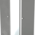 Bennet-Tall-Triple-Mirrored-Wardrobe-Grey-&-White from Roseland Furniture
