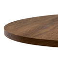 Rivera-120cm-round-dining-table-dark-oak from Roseland Furniture