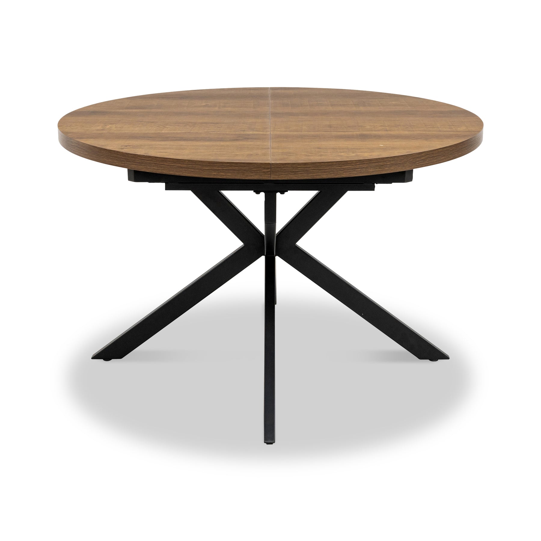 Barker 120 160cm Ext Dining Table Dark Dims from Roseland Furniture