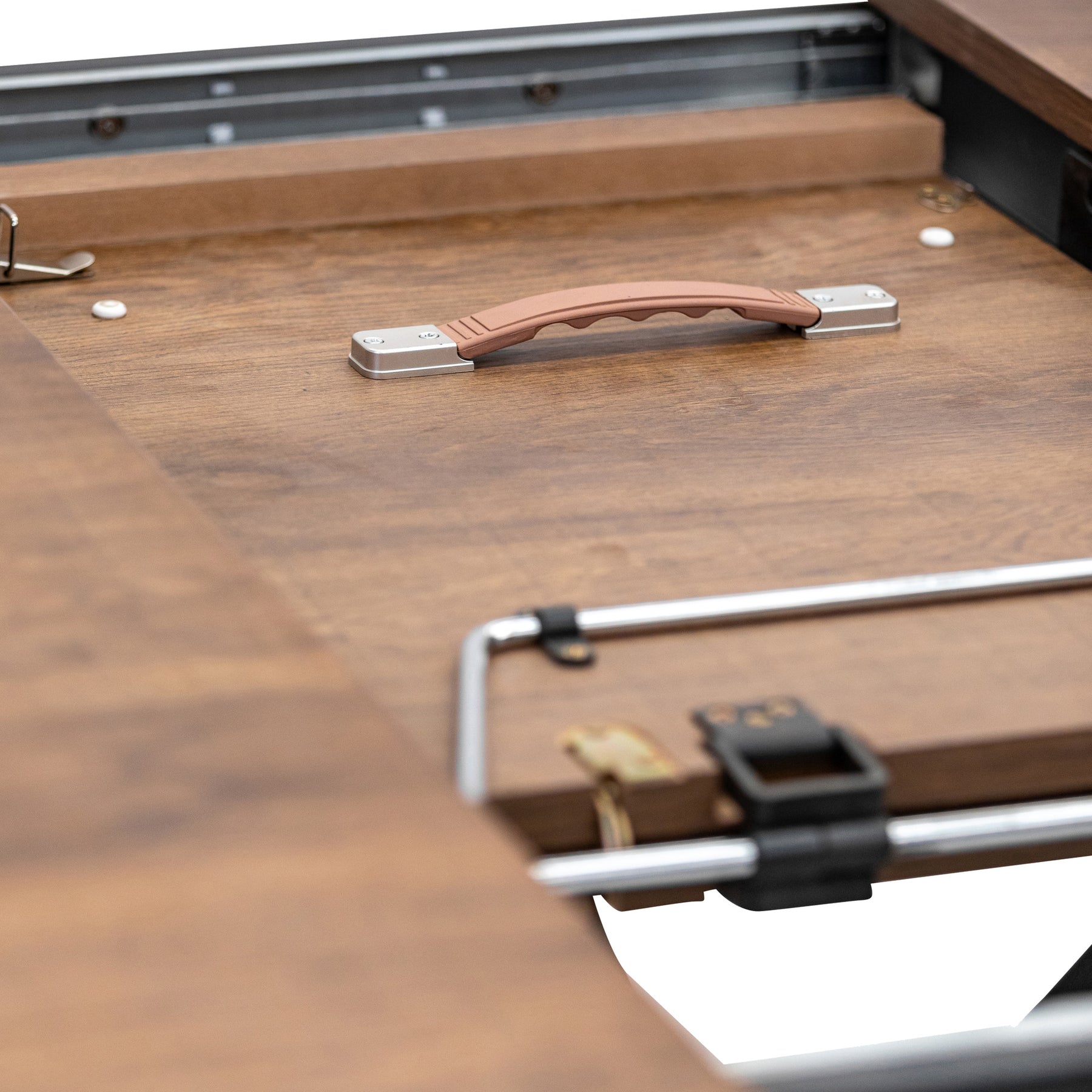 Barker 120 160cm Ext Dining Table Dark Dims from Roseland Furniture