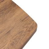 Colton 160cm Dining Table Dark Oak Angle1 from Roseland Furniture