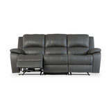 Selma-Leather-Electric-3-Seater-Sofa-Grey from Roseland Furniture