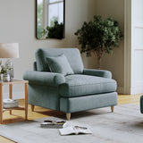 Pembroke Armchair Denim Life1 from Roseland Furniture