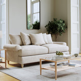 Pembroke 3 Seater Sofa Linen Life1 from Roseland Furniture