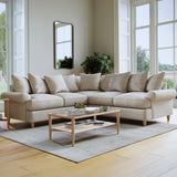 Pembroke Corner Sofa Linen Life1 from Roseland Furniture