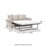 Pembroke 2 Seater Sofa Bed dimensions