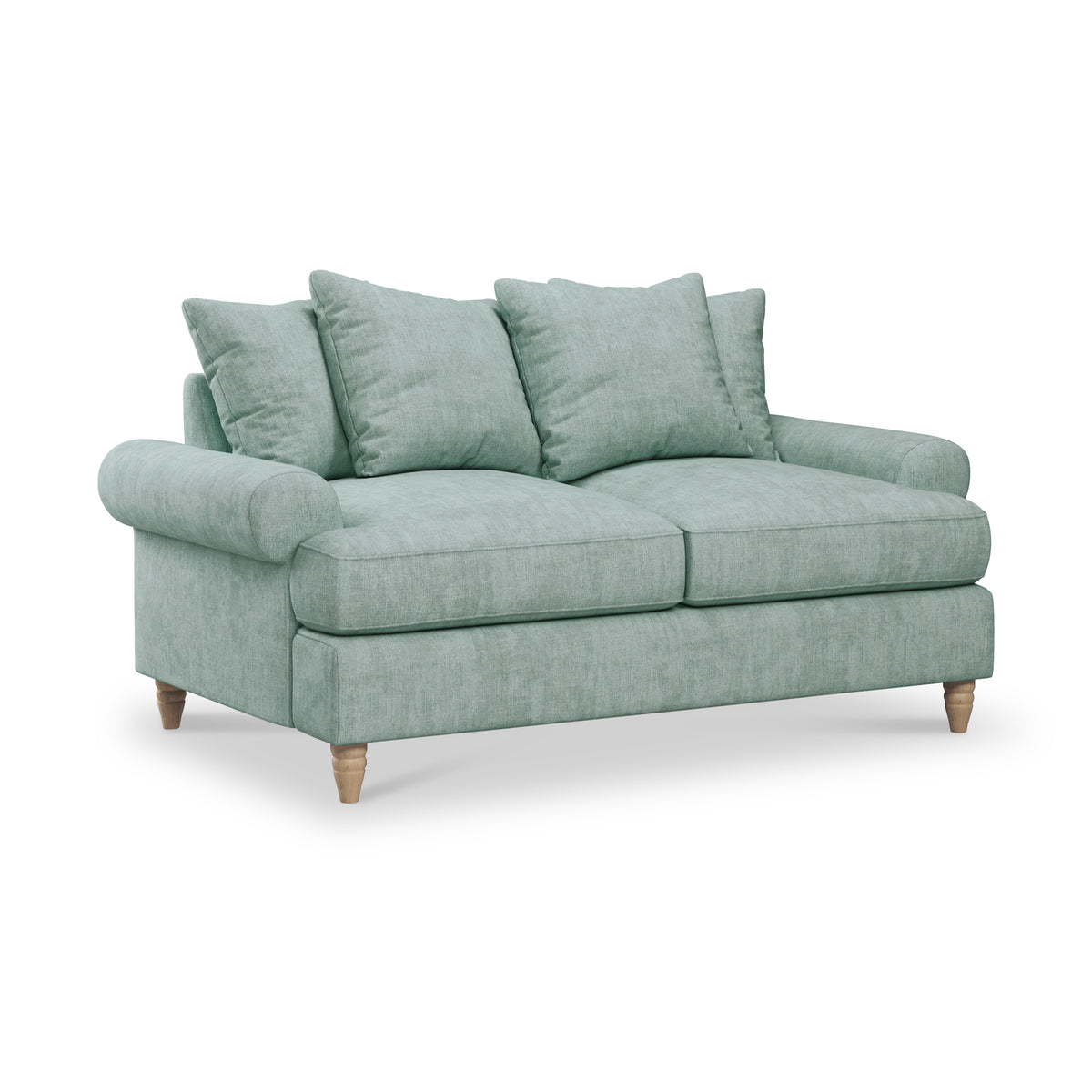 Pembroke 2 Seater Sofa Bed Aqua from Roseland Furniture