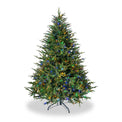 St. Nicholas Spruce Dual Coloured LED 7.5ft Christmas Tree from Roseland