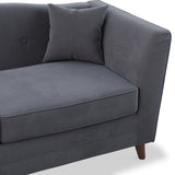 Pippa Plush Velvet 3 Seater Sofa from Roseland Furniture