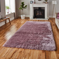 Hatton Lilac Hand Tufted Shaggy Rug for living room