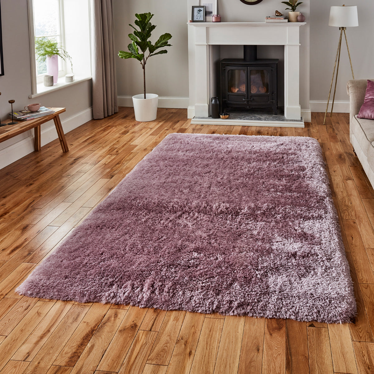 Lil Rug Hatton Hand Tufted Shaggy Rectangular Rug for Living Room or Bedroom ...