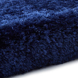 Hatton Navy Blue Hand Tufted Shaggy Rug 