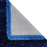 Hatton Navy Blue Hand Tufted Shaggy Rug