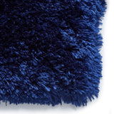 Hatton Navy Blue Hand Tufted Shaggy Rug