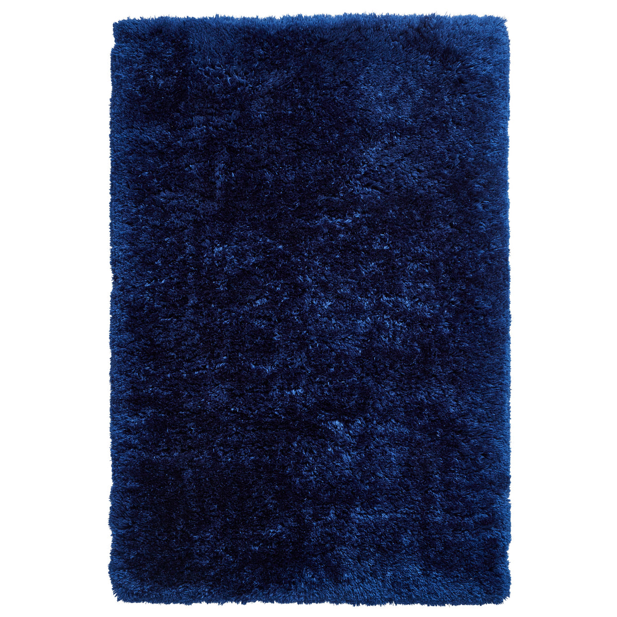 Hatton Navy Blue Hand Tufted Shaggy Rug from Roseland Furniture