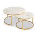 Mira-Kass-Gold-Marble-Effect-Coffee-Table-Set from Roseland Furniture