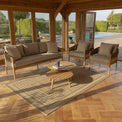 Maze Porto 3 Seat Outdoor Sofa Set with 2 Tables