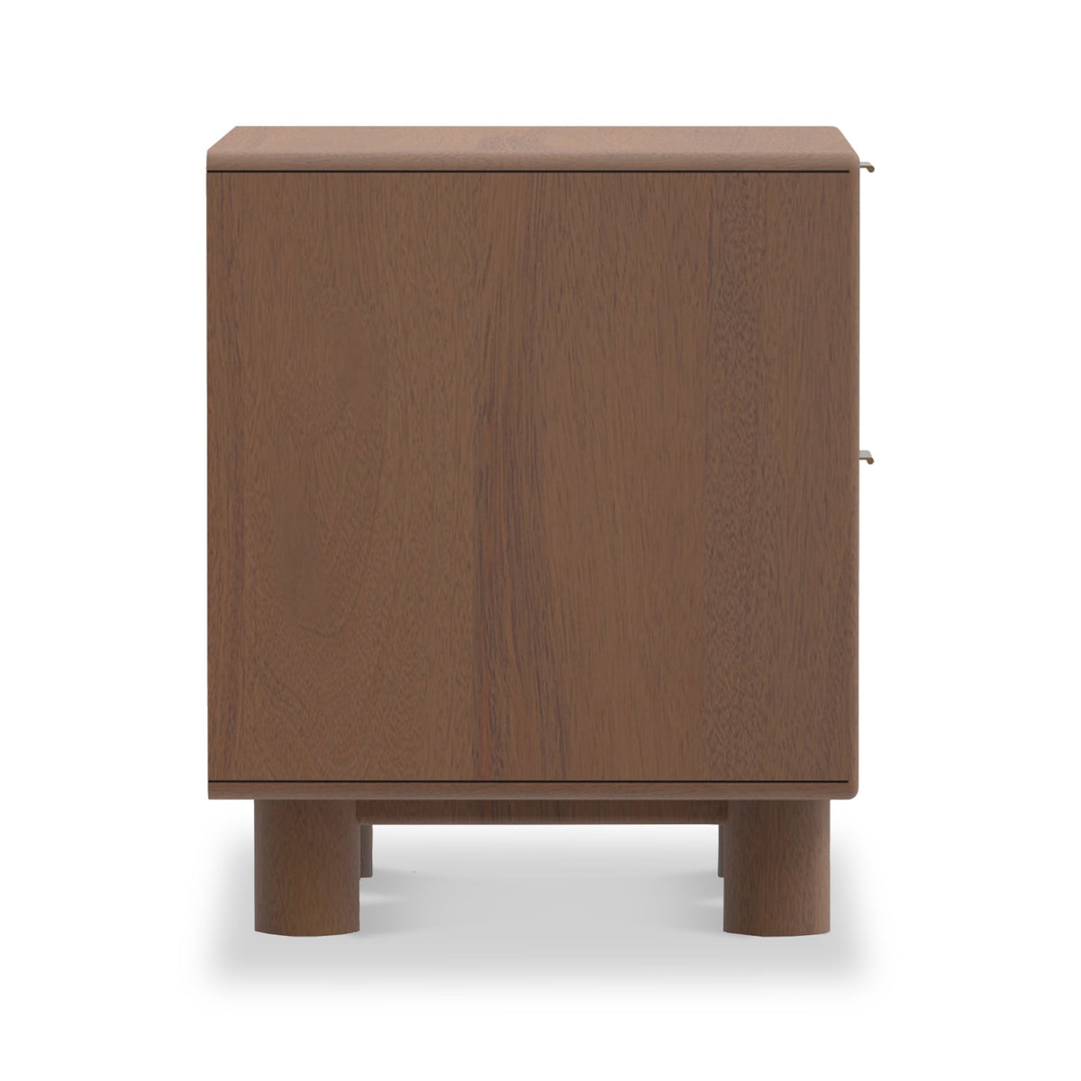 Blaire Mango Wood 2 Drawer Bedside Table from Roseland Furniture