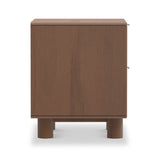 Blaire Mango Wood 2 Drawer Bedside Table from Roseland Furniture