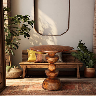 Eden Mango Wood Sculptured Coffee Table