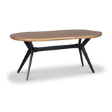 Ensley 180cm Oval Dining Table from Roseland Furniture
