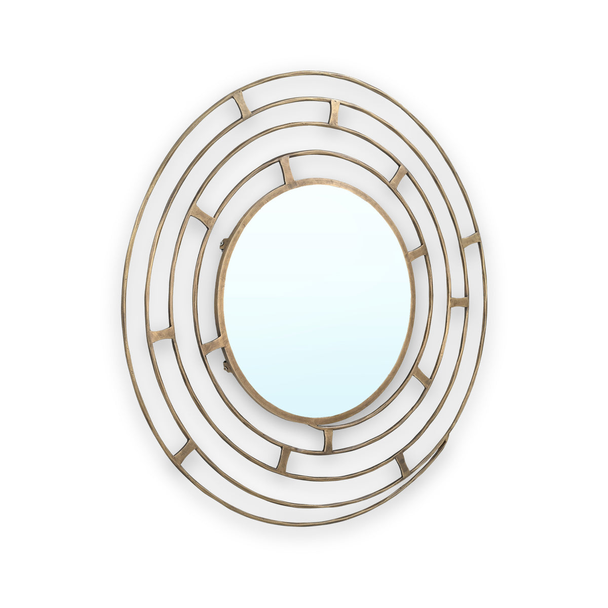 Sabina Iron Concentric Circle Wall Mirror from Roseland Furniture