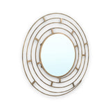 Sabina Iron Concentric Circle Wall Mirror from Roseland Furniture
