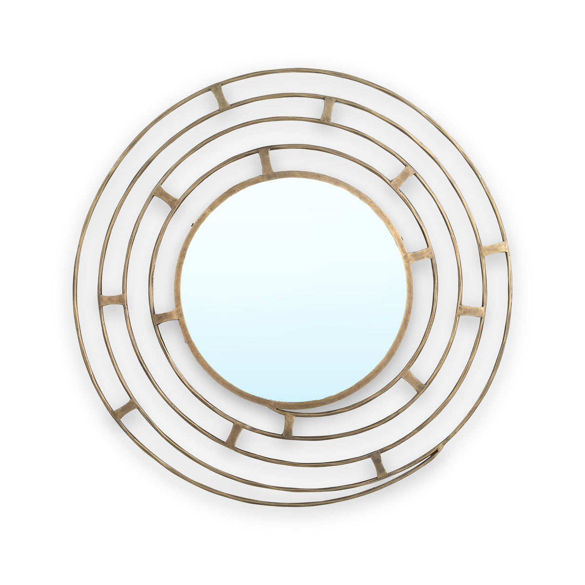 Sabina Iron Concentric Circle Wall Mirror from Roseland Furniture