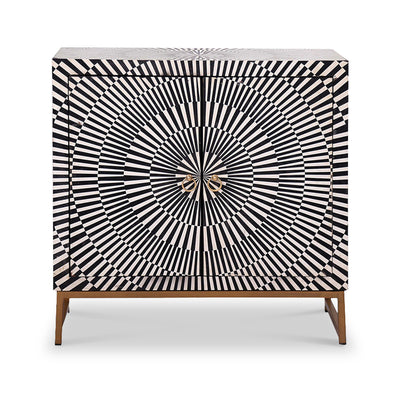 Nina Bone Inlay 2 Door Cabinet