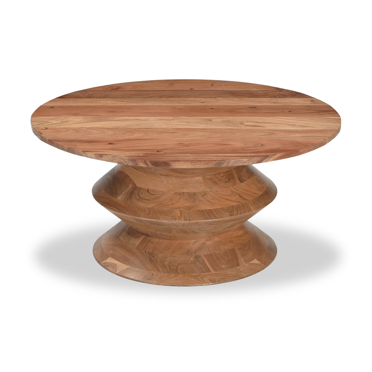 Cobbs Acacia Wood Totem Coffee Table   from Roseland Furniture