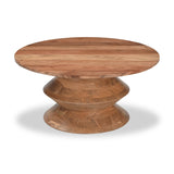 Cobbs Acacia Wood Totem Coffee Table   from Roseland Furniture