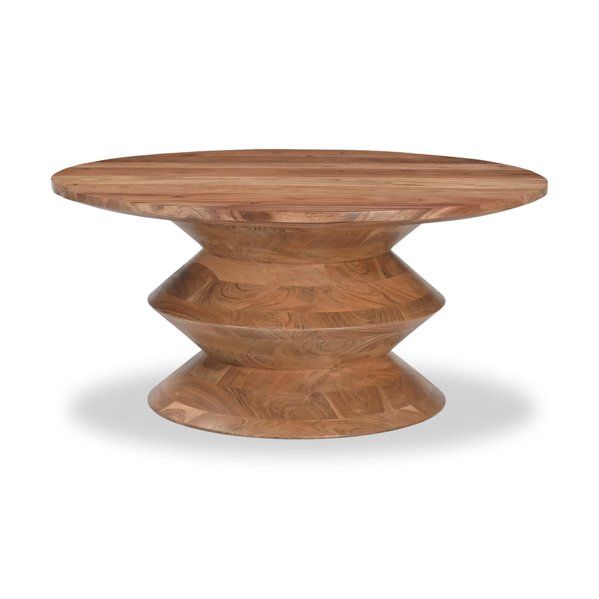 Cobbs Acacia Wood Totem Coffee Table   from Roseland Furniture