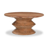 Cobbs Acacia Wood Totem Coffee Table   from Roseland Furniture